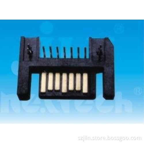 SATA 7P DIP Right Angle(Board to correct ) connector